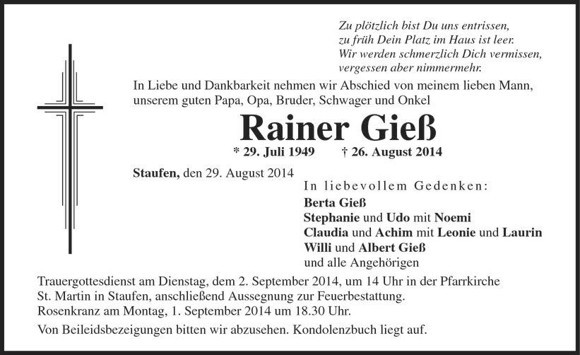 Rainer Gieß